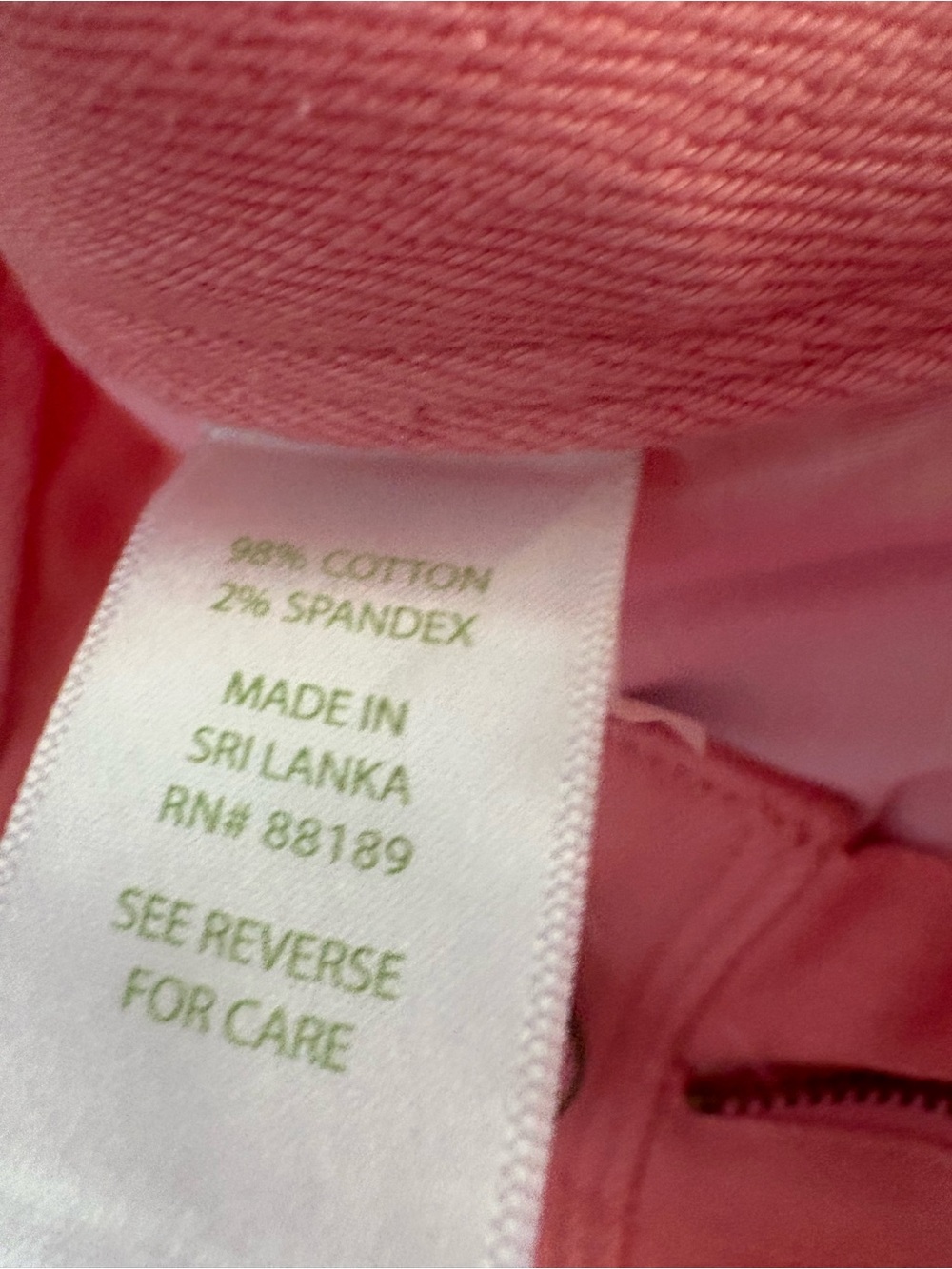 Lilly Pulitzer pink jeans with Tag never worn - Picture 10 of 12